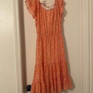 J crew mid length dress